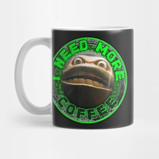 I Need More Coffee - Funny Hard Hat Sticker Mug